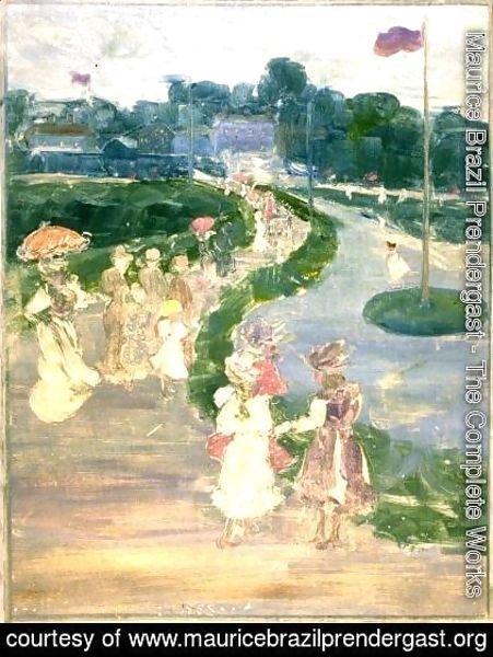 Maurice Brazil Prendergast - After the Review