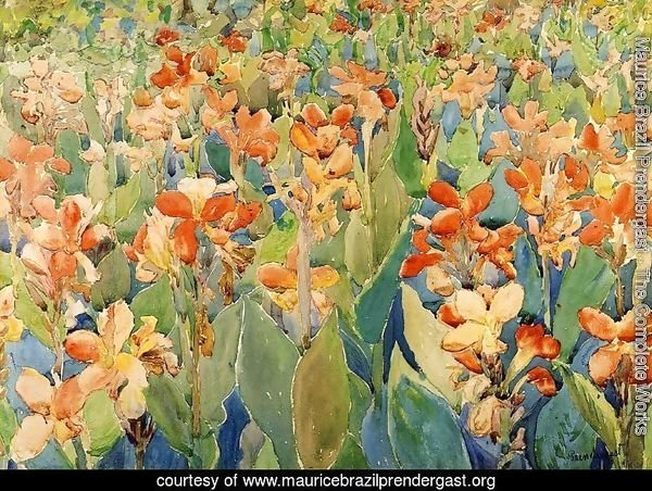Bed of Flowers (also known as Cannas or The Garden)