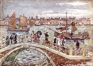 Maurice Brazil Prendergast - View of Venice (also known as Giudecca from The Zattere)