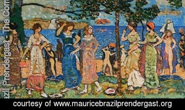 Maurice Brazil Prendergast - Women at the Seashore