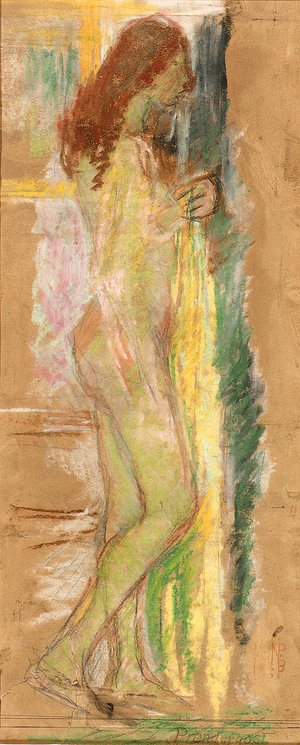 Maurice Brazil Prendergast - Standing Nude with Red Hair