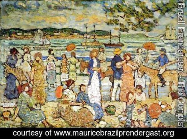 Maurice Brazil Prendergast - Along The Shore