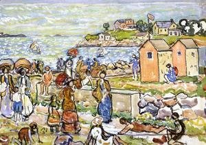 Maurice Brazil Prendergast - Bathers And Strollers