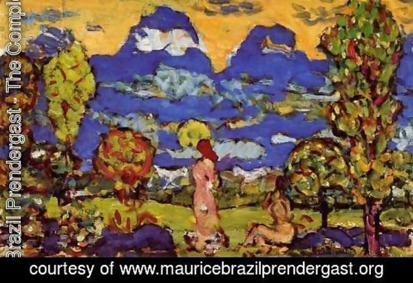 Maurice Brazil Prendergast - Blue Mountains