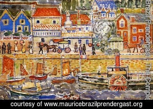 Maurice Brazil Prendergast - Boat Landing  Dinnard