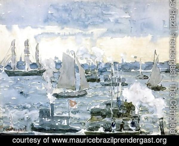 Maurice Brazil Prendergast - Boston Harbor