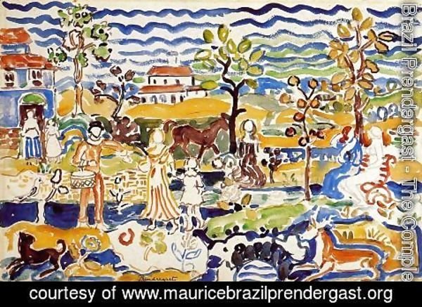 Maurice Brazil Prendergast - Decorative Composition
