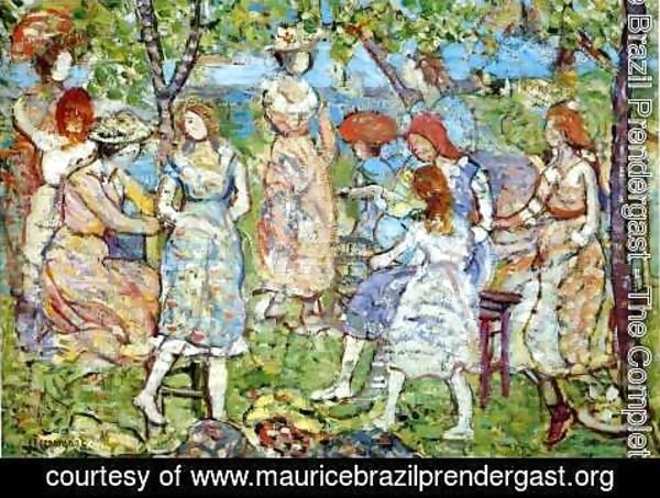 Maurice Brazil Prendergast - Girls In The Park