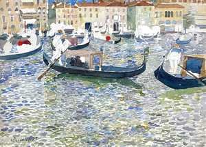 Maurice Brazil Prendergast - Grand Canal  Venice