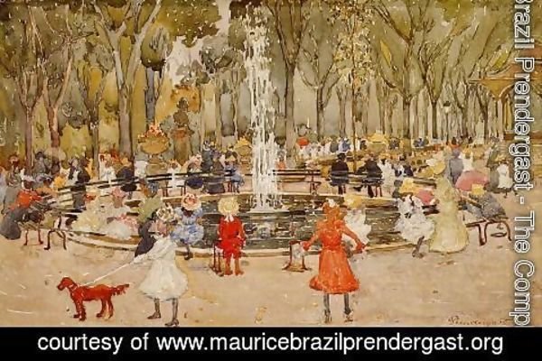 Maurice Brazil Prendergast - In Central Park  New York