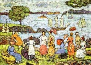 Maurice Brazil Prendergast - Late Afternoon  New England