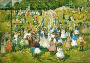 Maurice Brazil Prendergast - May Day  Central Park2