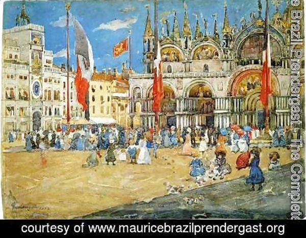 Maurice Brazil Prendergast - St  Marks  Venice