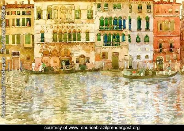 Venetian Palaces On The Grand Canal