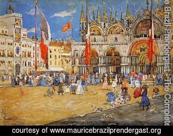 Maurice Brazil Prendergast - St. Mark's, Venice