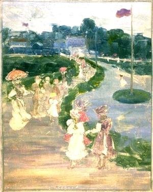 Maurice Brazil Prendergast - After the Review