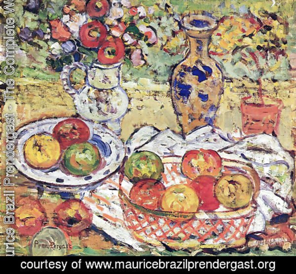 Maurice Brazil Prendergast - Still Life With Apples 2