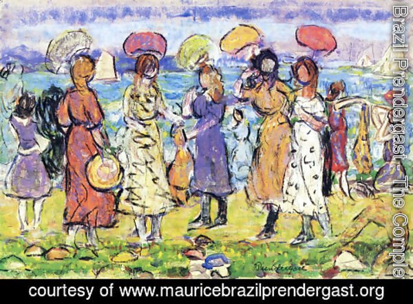 Maurice Brazil Prendergast - Sunny Day at the Beach