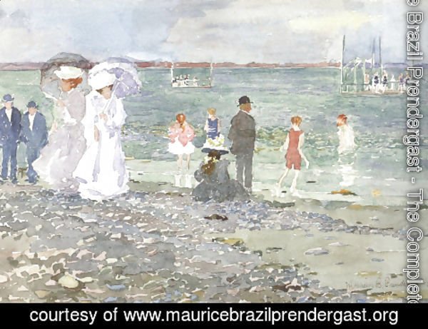 Maurice Brazil Prendergast - Revere Beach 1896 97