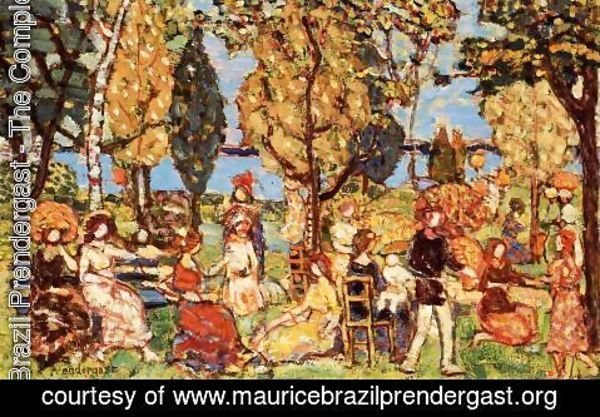 Maurice Brazil Prendergast - In the Park 1914-1916