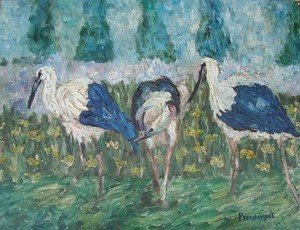 Maurice Brazil Prendergast - Storks