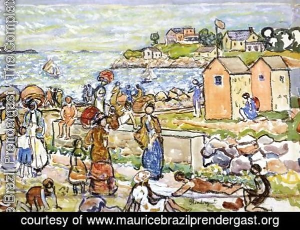Maurice Brazil Prendergast - Bathers And Strollers
