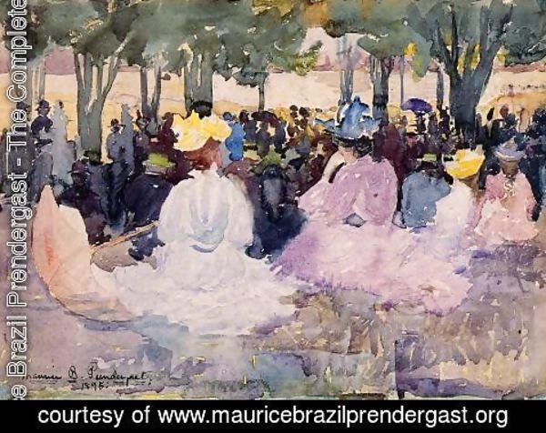 Maurice Brazil Prendergast - Figures On The Grass