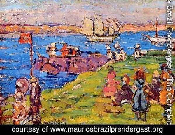 Maurice Brazil Prendergast - Harbor  Afternoon