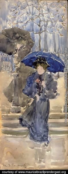 Maurice Brazil Prendergast - Ladies In The Rain