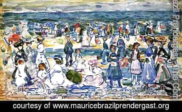 Maurice Brazil Prendergast - Low Tide  Revere Beach