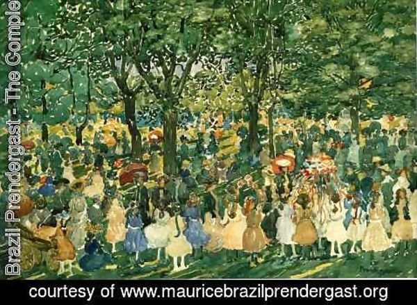 Maurice Brazil Prendergast - May Day  Central Park