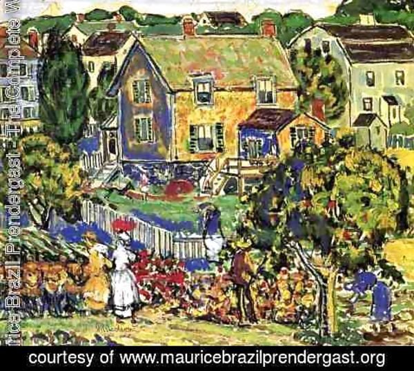 Maurice Brazil Prendergast - New England Village