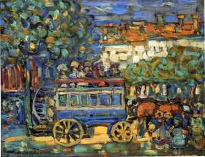 Maurice Brazil Prendergast - Paris Omnibus