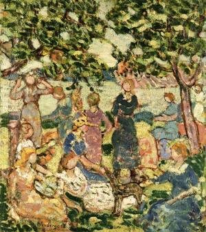 Maurice Brazil Prendergast - Picnic By The Inlet