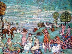 Maurice Brazil Prendergast - Picnic By The Sea