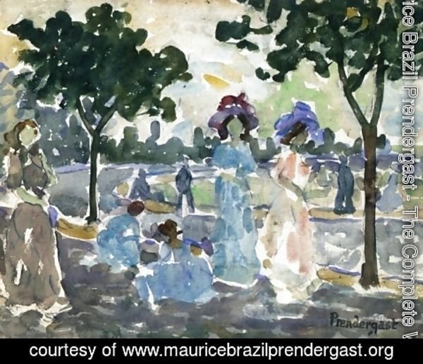 Maurice Brazil Prendergast - Road To The Shore