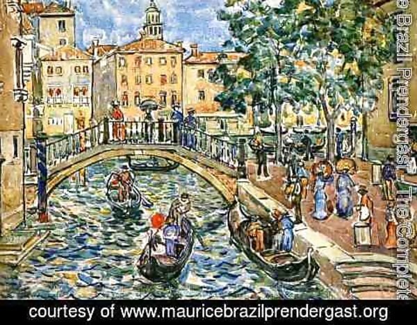 Maurice Brazil Prendergast - Scene Of Venice
