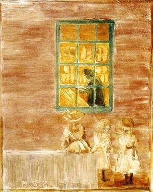 Maurice Brazil Prendergast - Shadow Aka Children By A Window