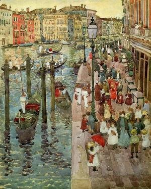 Maurice Brazil Prendergast - The Grand Canal  Venice
