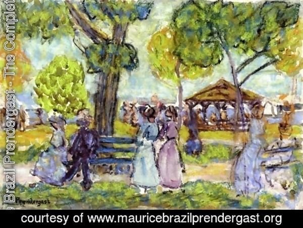 Maurice Brazil Prendergast - The Pavilion